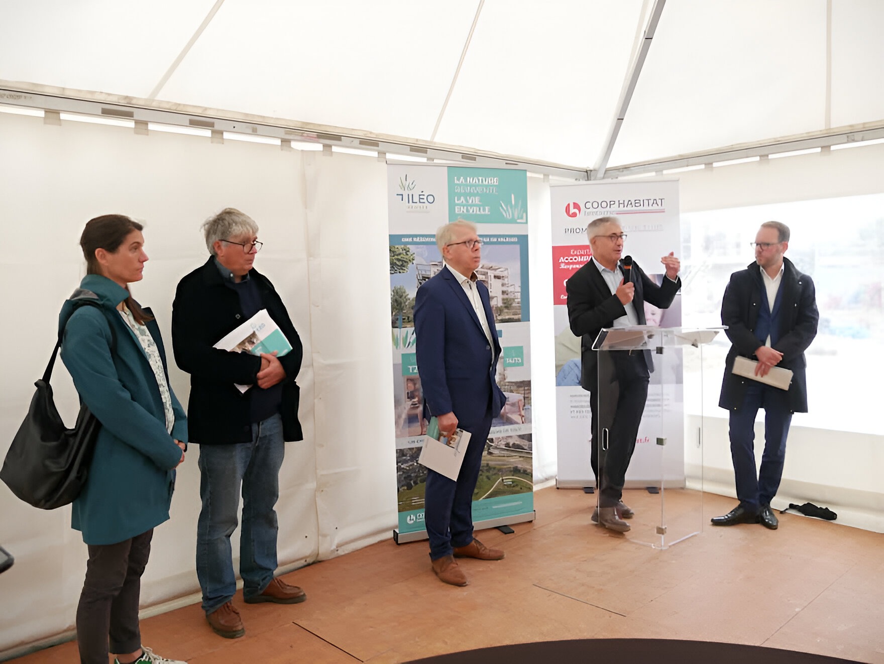 Inauguration Du Chantier Ileo Coop Habitat Bretagne